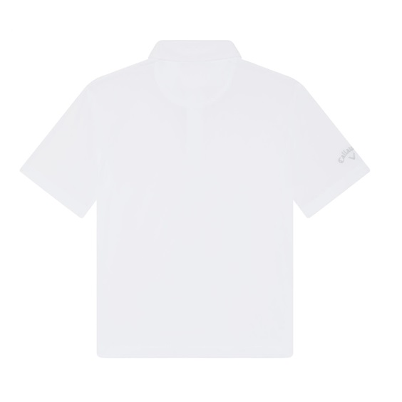 Callaway Unisex Solid juniorskie polo, białe