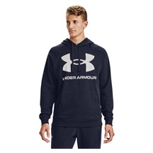 Under Armour Rival Fleece Big Logo Hoodie męska bluza, granatowa