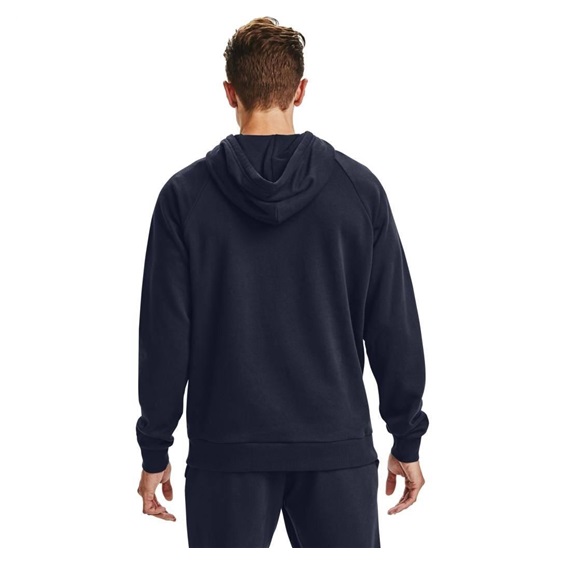 Under Armour Rival Fleece Big Logo Hoodie męska bluza, granatowa