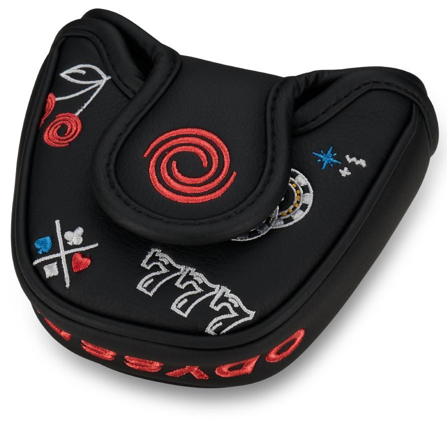 Odyssey Luck Mallet Putter headcover, czarny