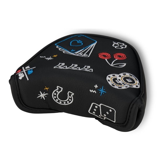 Odyssey Luck Mallet Putter headcover, czarny