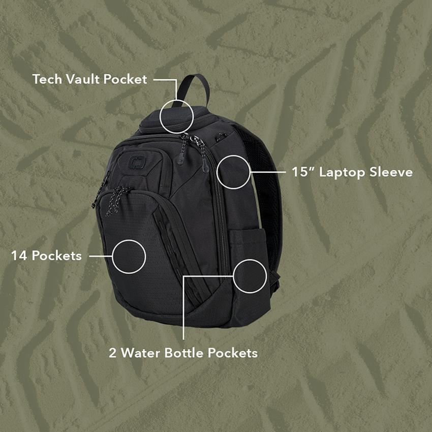 Ogio Renegade Rustler Backpack 15L plecak, czarny