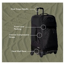 Ogio Alpha Renegade 26" 4-wheel torba podróżna, four leaf clover