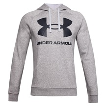 Under Armour Rival Fleece Big Logo Hoodie męska bluza, szara
