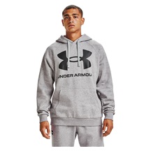 Under Armour Rival Fleece Big Logo Hoodie męska bluza, szara