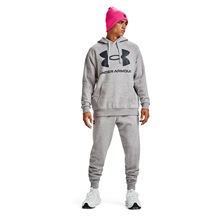Under Armour Rival Fleece Big Logo Hoodie męska bluza, szara