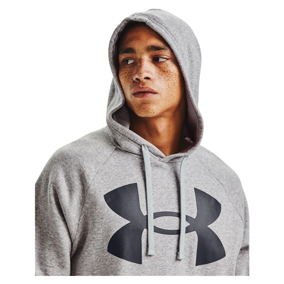 Under Armour Rival Fleece Big Logo Hoodie męska bluza, szara