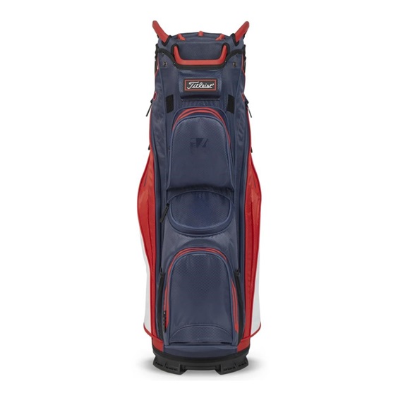 Titleist 14 StaDry cart bag, granatowo/czerwono/biały