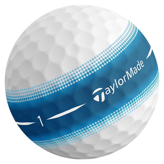 TaylorMade Tour Response Stripe piłki golfowe, niebieskie