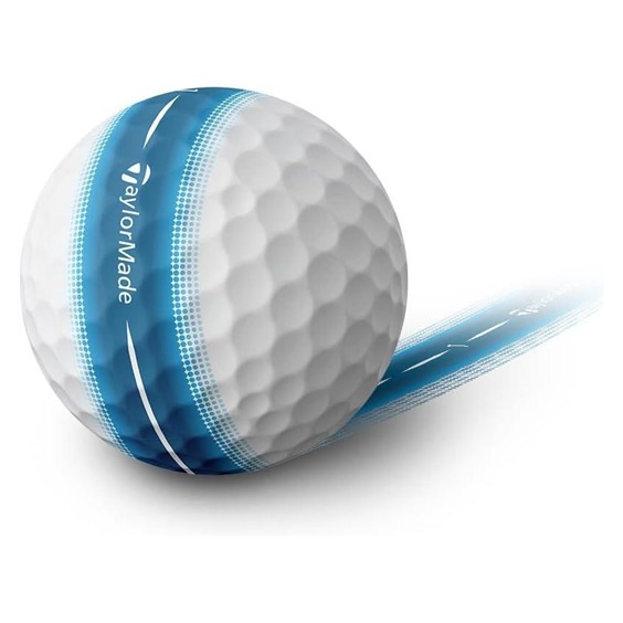 TaylorMade Tour Response Stripe piłki golfowe, niebieskie
