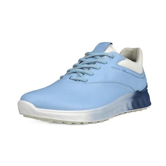 Ecco S-Three damskie buty golfowe, niebieskie