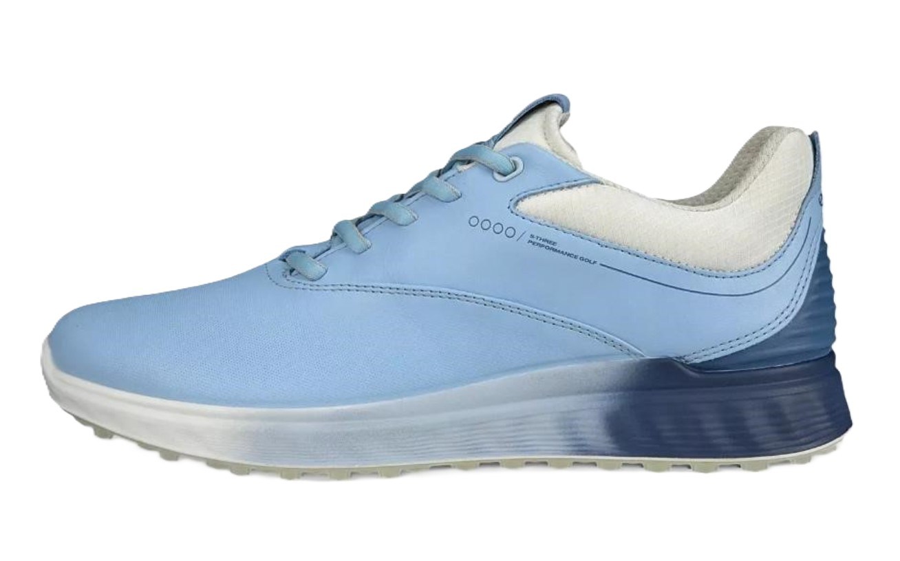 Ecco S-Three damskie buty golfowe, niebieskie