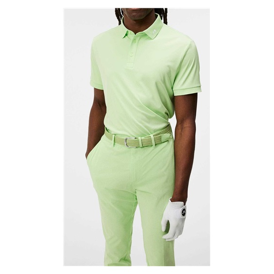 J.Lindeberg KV Regular Fit męskie polo, jasno zielone
