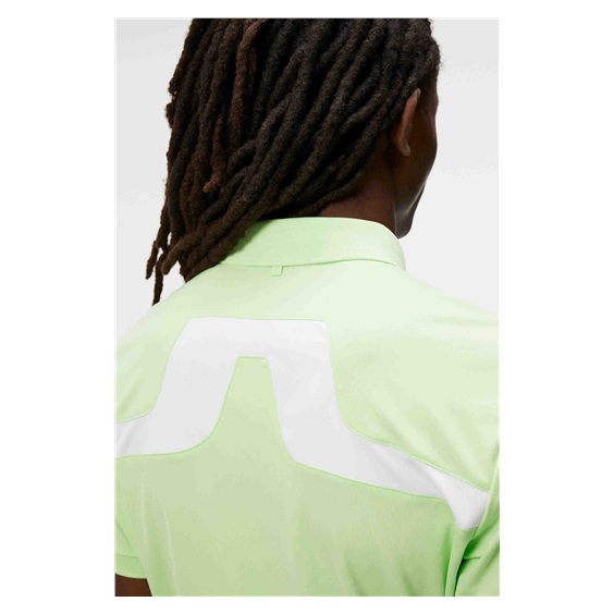 J.Lindeberg KV Regular Fit męskie polo, jasno zielone