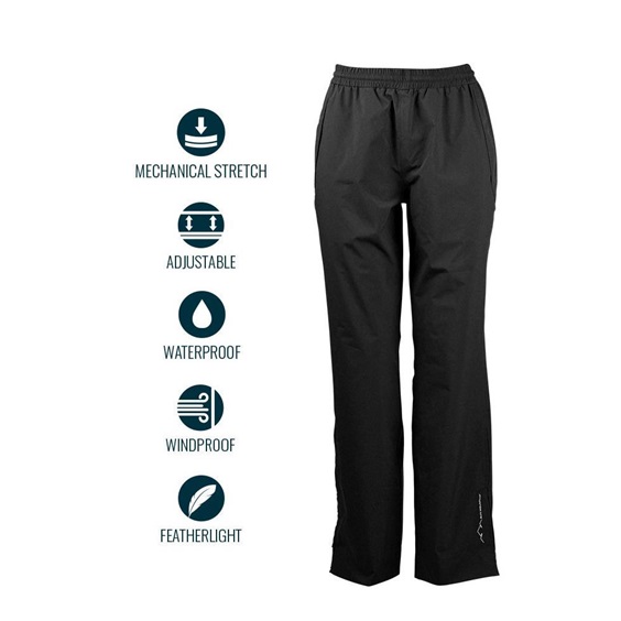 Sun Mountain Monsoon Waterproof spodnie męskie, czarne