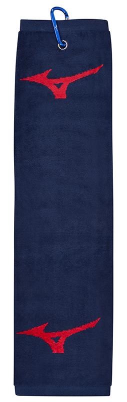 Mizuno RB Tri Fold ręcznik golfowy, granatowy
