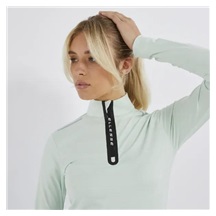 Ellesse Juliano 1/2 Zip damska bluza, jasno zielona