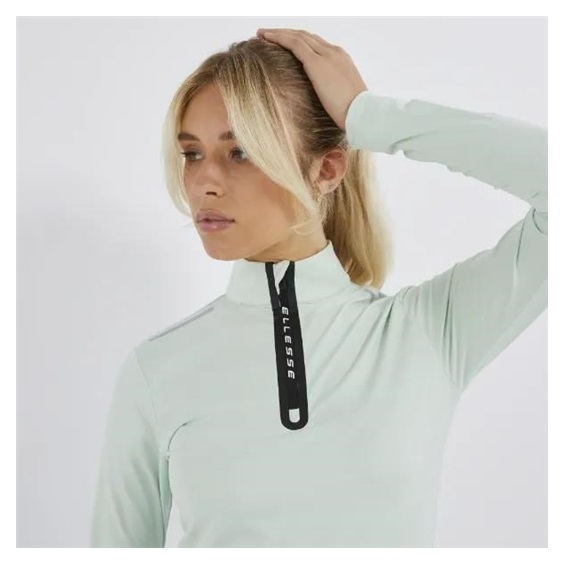 Ellesse Juliano 1/2 Zip damska bluza, jasno zielona