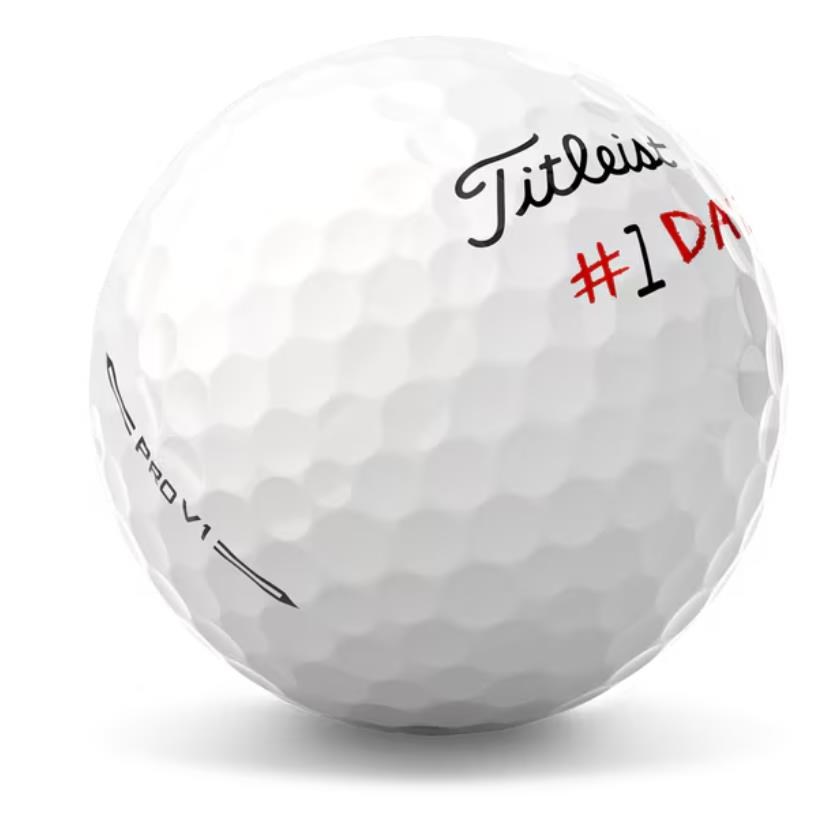 Balles de golf Titleist à l'unité ProV1X Logotées