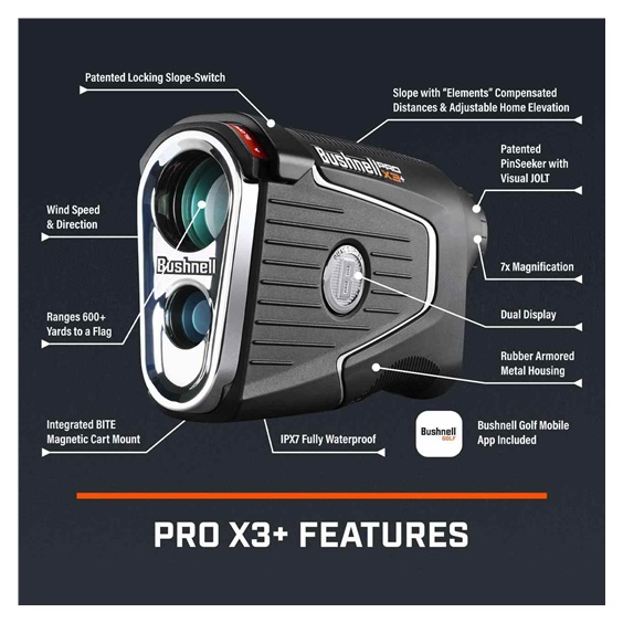 Bushnell PROX3+ Link dalmierz golfowy