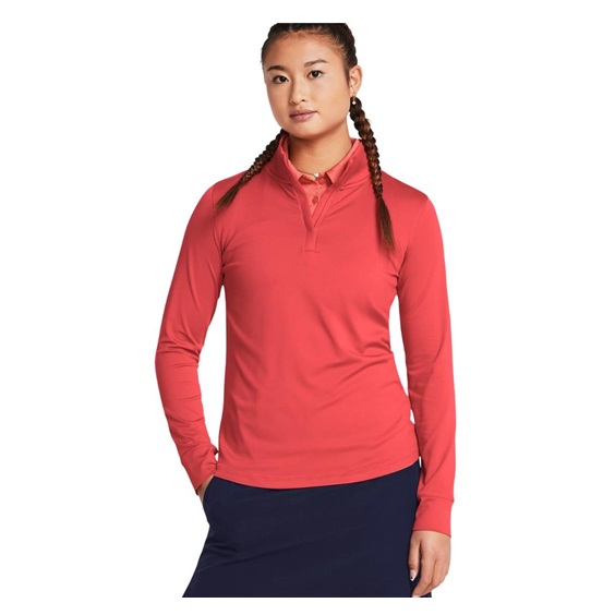Under Armour Playoff 1/4 Zip bluza damska, czerwona