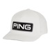 Ping Tour Vented Delta czapka z daszkiem golfowa, biała