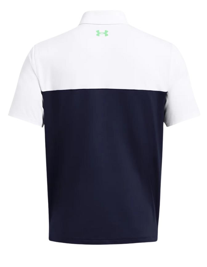 Under Armour T2G Color Block męskie polo, niebiesko/białe