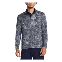 Under Armour Playoff Printed 1/4 Zip męska bluza, downpour gray/midnight navy