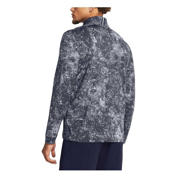 Under Armour Playoff Printed 1/4 Zip męska bluza, downpour gray/midnight navy