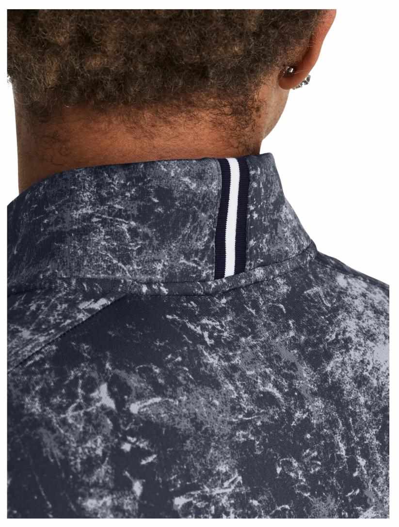 Under Armour Playoff Printed 1/4 Zip męska bluza, downpour gray/midnight navy