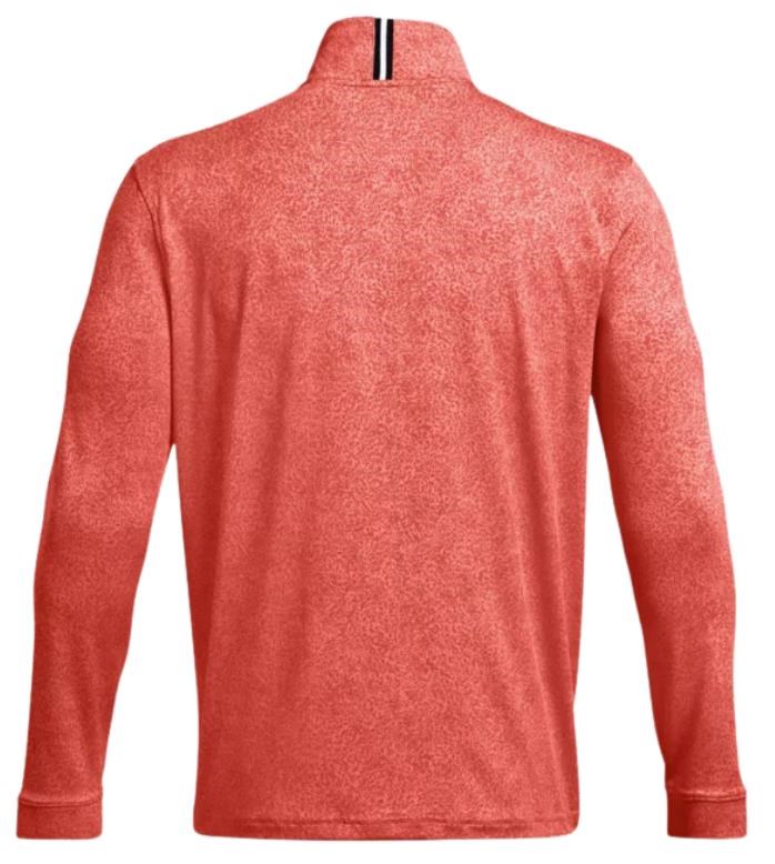 Under Armour Playoff Printed 1/4 Zip męska bluza, coho/red solstice/black