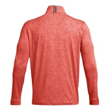Under Armour Playoff Printed 1/4 Zip męska bluza, coho/red solstice/black