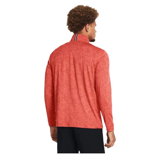 Under Armour Playoff Printed 1/4 Zip męska bluza, coho/red solstice/black