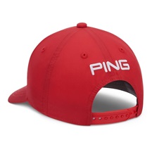 Ping Unstructured męska czapka z daszkiem, czerwona