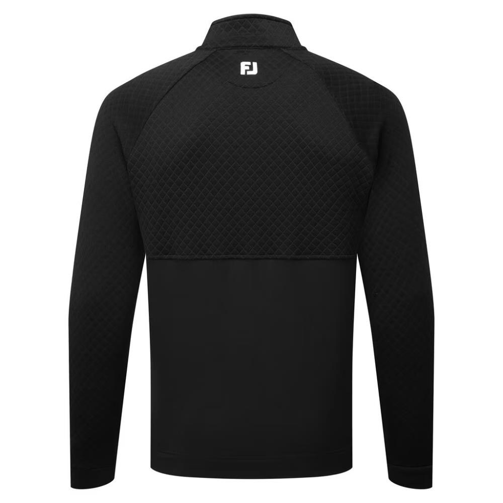 FootJoy Jacquard Thermal Chill-Out męska bluza, czarna