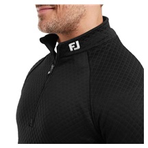 FootJoy Jacquard Thermal Chill-Out męska bluza, czarna