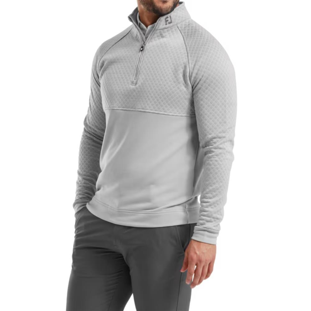 FootJoy Jacquard Thermal Chill-Out męska bluza, szara