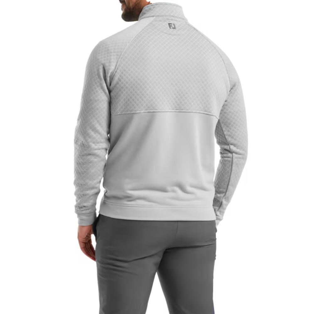 FootJoy Jacquard Thermal Chill-Out męska bluza, szara