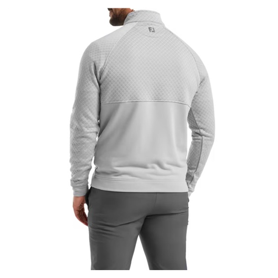 FootJoy Jacquard Thermal Chill-Out męska bluza, szara