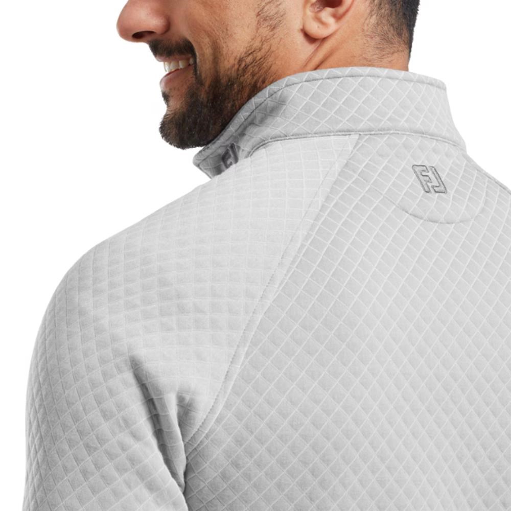 FootJoy Jacquard Thermal Chill-Out męska bluza, szara