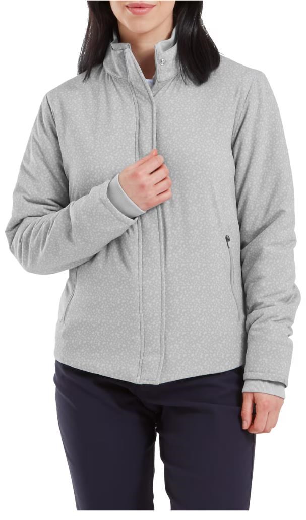 Footjoy ThermoSeries damska kurtka, floral tonal grey