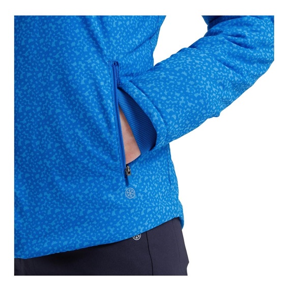 Footjoy ThermoSeries damska kurtka, floral blue (niebieska)