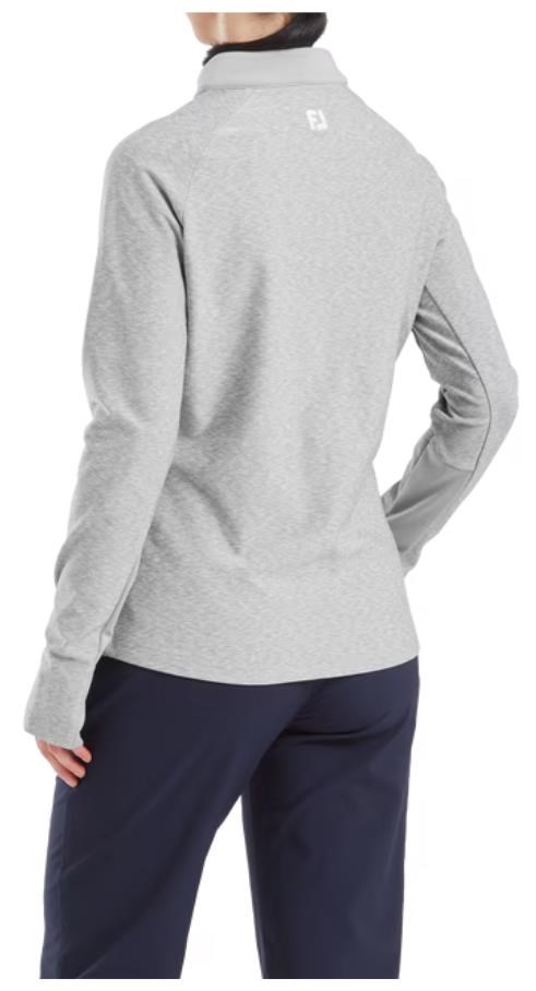 Footjoy Full-Zip Space Dye Thermal Midlayer damska bluza, szara