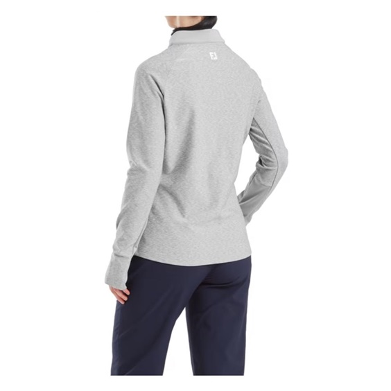 Footjoy Full-Zip Space Dye Thermal Midlayer damska bluza, szara