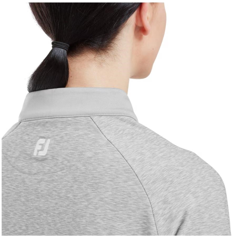 Footjoy Full-Zip Space Dye Thermal Midlayer damska bluza, szara