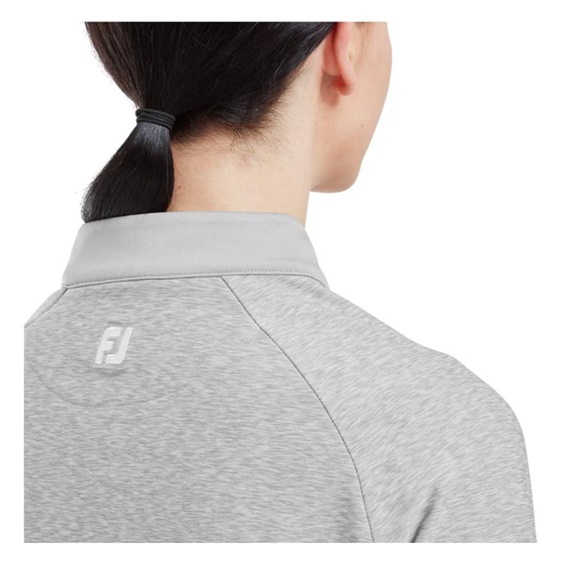 Footjoy Full-Zip Space Dye Thermal Midlayer damska bluza, szara