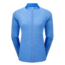 Footjoy Full-Zip Space Dye Thermal Midlayer damska bluza, blue/aqua