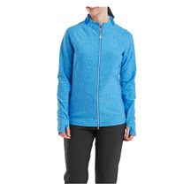 Footjoy Full-Zip Space Dye Thermal Midlayer damska bluza, blue/aqua