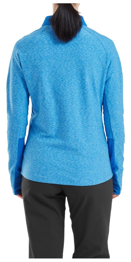 Footjoy Full-Zip Space Dye Thermal Midlayer damska bluza, blue/aqua