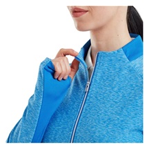 Footjoy Full-Zip Space Dye Thermal Midlayer damska bluza, blue/aqua